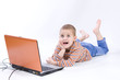 boy with notebook