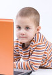 boy with notebook