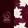 Restaurant or coffee house menu design