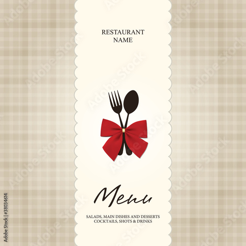 Vektor: Restaurant or cafe menu design Restaurant or cafe menu design