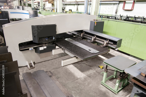 Photo: milling machine at work milling machine at work