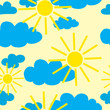 Seamless sunshine background