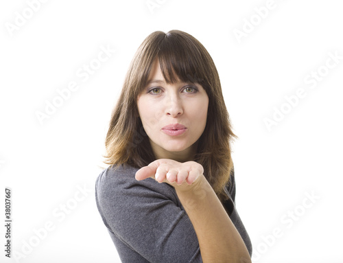 Photo: Blowing a kiss Blowing a kiss