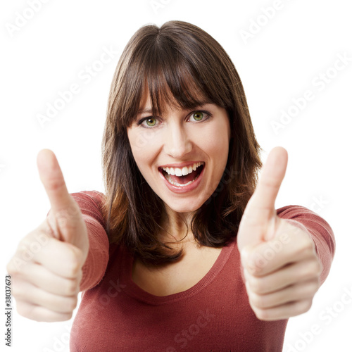 Photo: Optimistic woman Optimistic woman