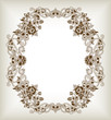 Abstract Floral Frame Background Abstract Floral Frame Background