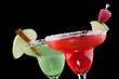 Apple and Raspberry margaritas  - Most popular cocktails series