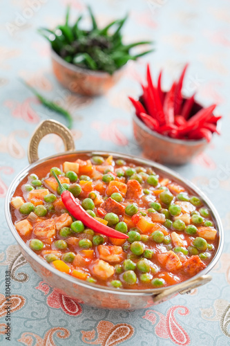 Photo: Green peas and paneer Green peas and paneer