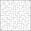 Vector illustration of  maze