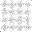 Vector illustration of  maze