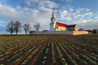 Nice Catholic Church in eastern Europe - village Pac. Nice Catholic Church in eastern Europe - village Pac.