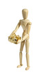 Gliederpuppe mit Geschenken