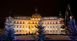 Città di Sibiu di notte, Romania Città di Sibiu di notte, Romania