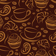 coffee break. seamless background