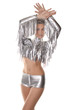Futuristic CowGirl Holiday Dancer Party Costume