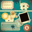 Scrapbook vintage design elements
