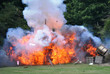 Civil War Re-enactment - explosion