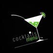 Coctails Menu Card Design template
