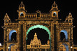 The Mysore Palace at night (India)