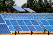 Alternative Solar Energie. Sonnenenergie Kraftwerk.