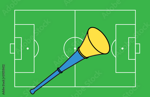 Vektor: Vuvuzela - Ukraine Vuvuzela - Ukraine