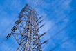 High voltage tower into sky High voltage tower into sky