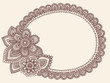 Lace Doily Henna Flower Doodle...