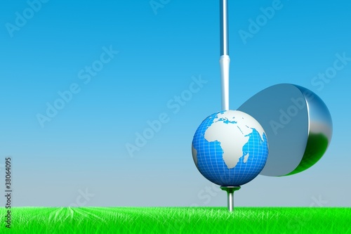 Illustration: golf golf
