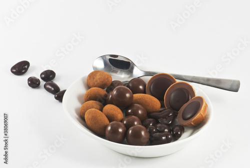 Photo: Chocolate bonbons Chocolate bonbons