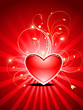 abstract valentines day card