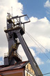 Coal mine headgear tower Coal mine headgear tower