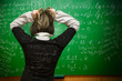 Photo: At the exam the student At the exam the student