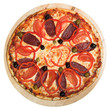 pizza with salami