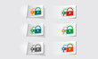 Lock car  new labels