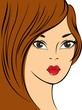 girl with red hair