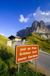 Grödnerjoch und Sellagruppe - Dolomiten - Alpen