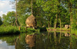 Heuschober im Spreewald
