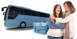 Bus et valises , mère et fille 02