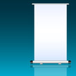 roll up with white background
