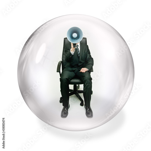 Photo: shout inside bubble shout inside bubble