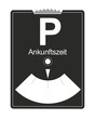 Parkscheibe f