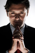 Photo: Cunning looking man thinking Cunning looking man thinking