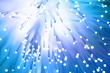Fiber optics background with lots of light spots