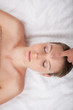 Facial massage at the spa
