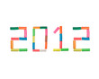 Year 2012 plasticine number Year 2012 plasticine number