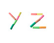 Plasticine alphabet letters (Y,Z) Plasticine alphabet letters (Y,Z)