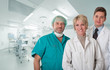 Happy Medical team at operating room