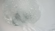 Close up of flushing toilet