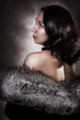 Fashion portrait of young adult sexy woman