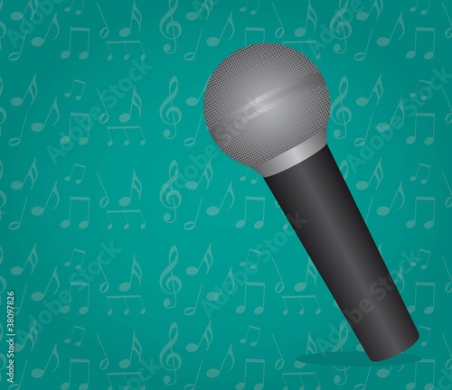 Vector: microphone microphone