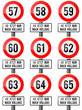 57 - 65 Vollgas Geburtstag Schil 57 - 65 Vollgas Geburtstag Schil